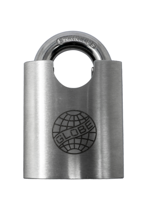 Globe Stainless Steel Shrouded Padlock 50mm