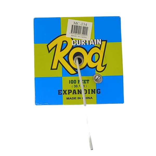 Curtain Rod w hook 100ft