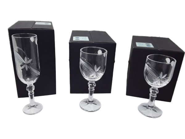 Glass Champagne 18pc set