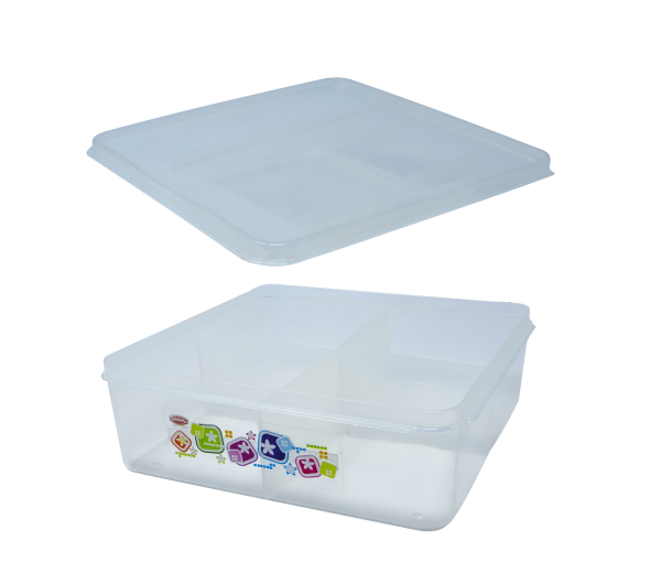 Plastic Box 4 Section