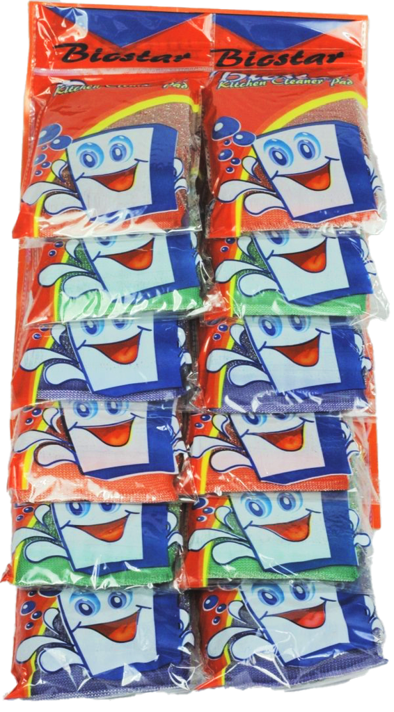 Pot Scrub with Sponge 12pc