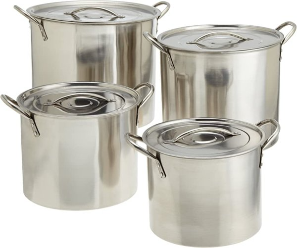 Stainless Steel Stock Pot Set 4pc