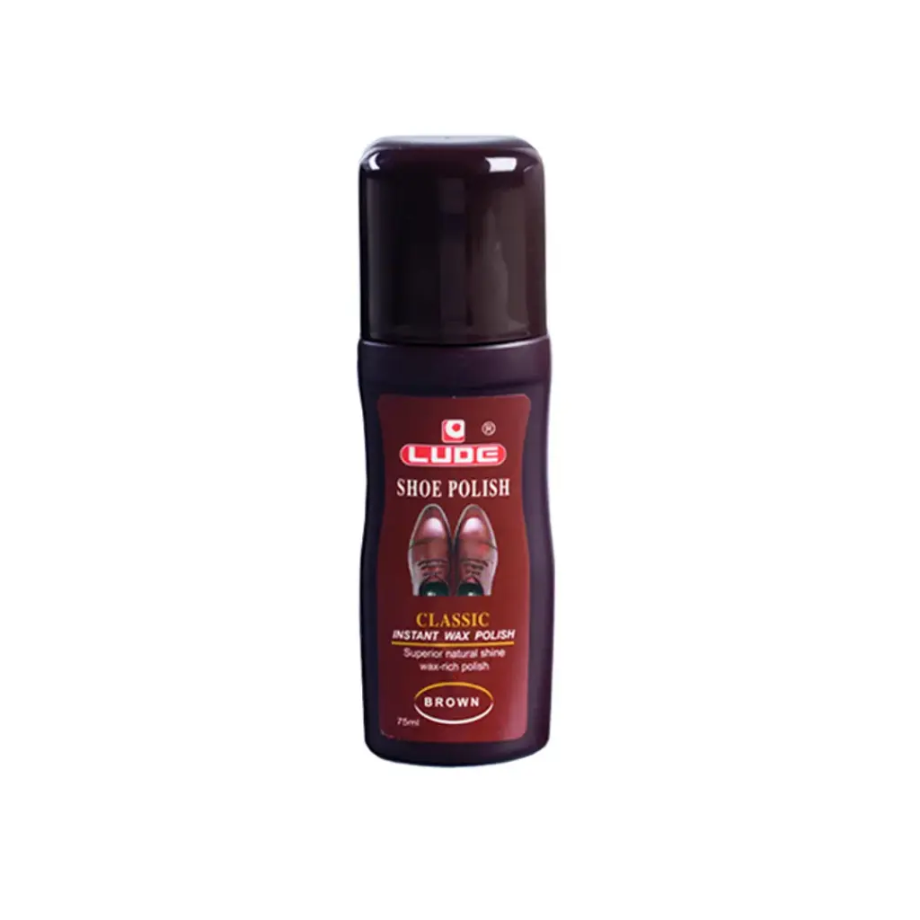 Brown Shoe Polish Liquid 75ml 