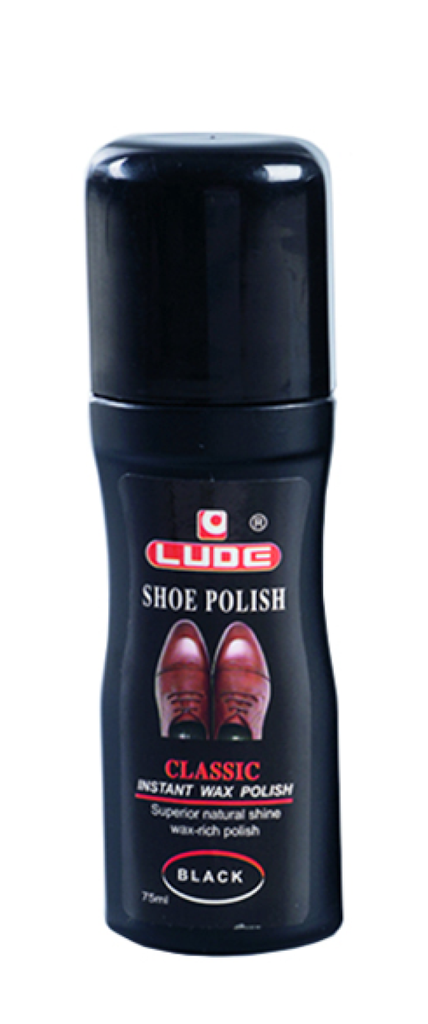 Black Shoe Polish Liquid 75ml 