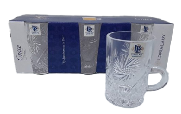 Glass Tea Cup 4oz 6pc