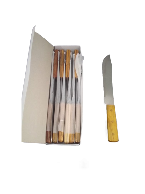 Knife wooden handle 6" 12pc