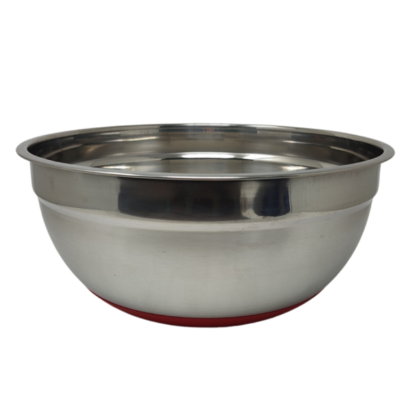 Stainless Steel Bowl with Silicon 30cm