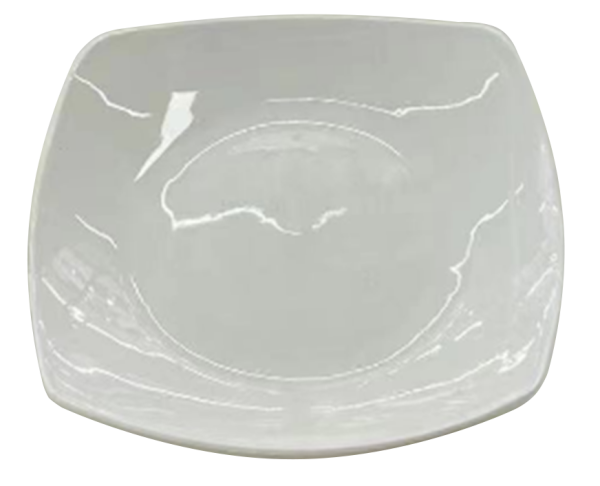 Plate White 10" Square