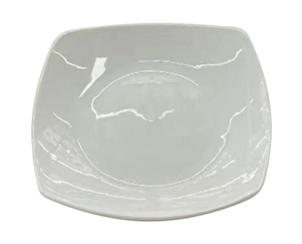 Plate White 7" Square