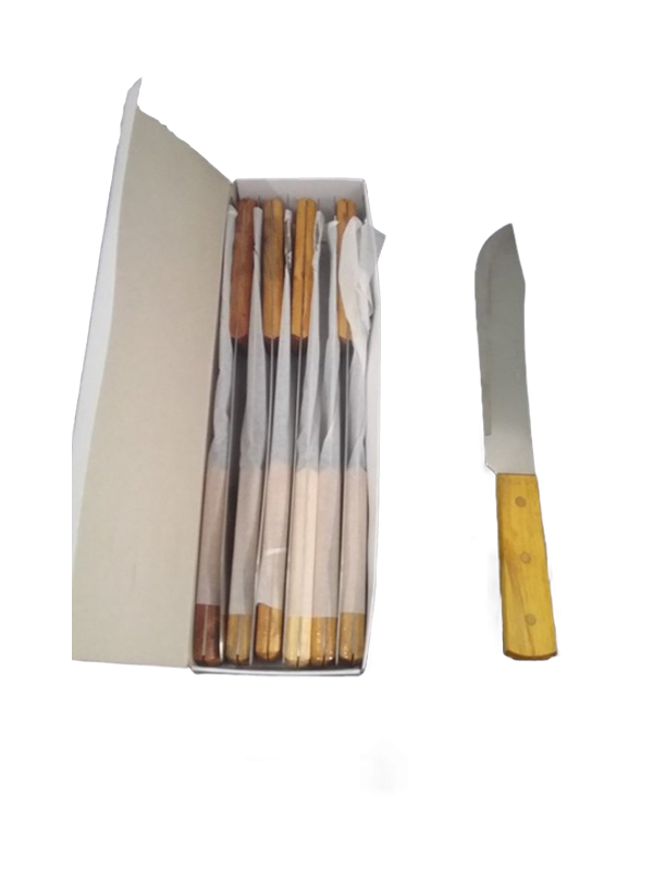 Knife wooden handle 7"