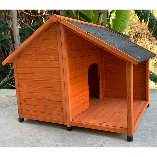 WOODEN PET HOUSE 41.5X51.5X39.5 INCH