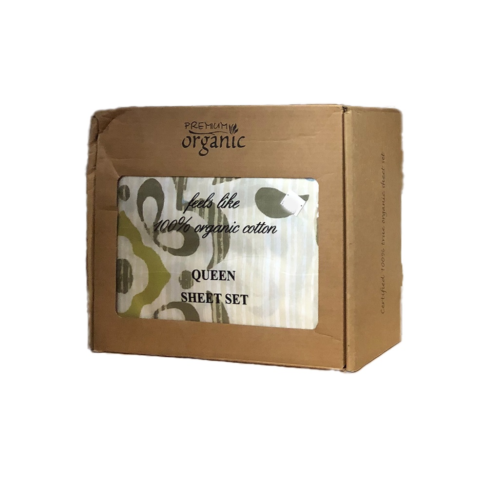 BED SHEET SET ORGANIC QUEEN