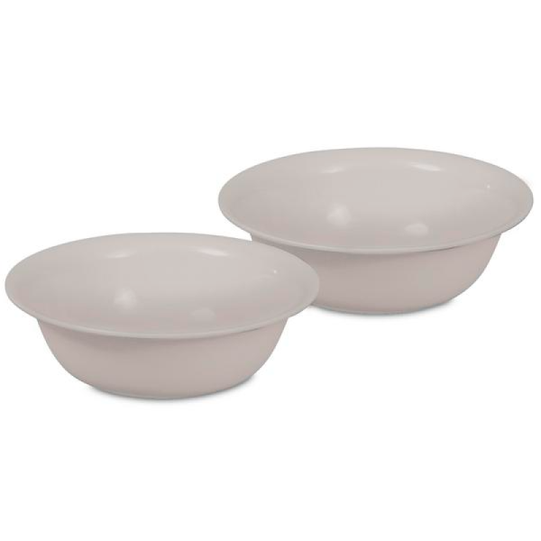 BOWL 49OZ 2PC SET GREY