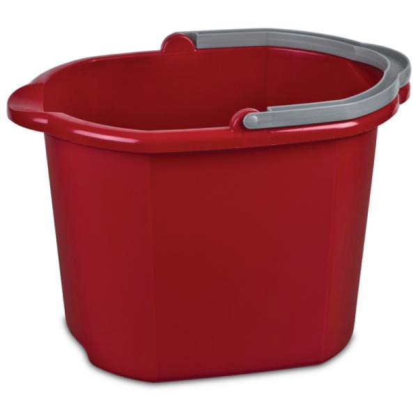 PAIL SPOUT 16QT DUAL RED