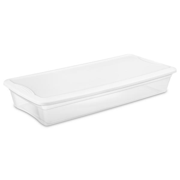 UNDERBED BOX 41QT WHT