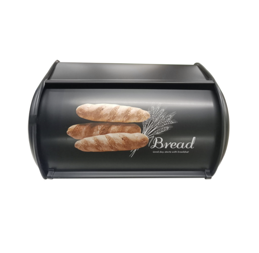 BREAD BOX METAL BLACK