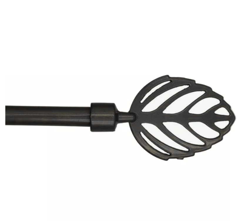 EXPANDABLE CURTAIN RODS WITH FINIALS