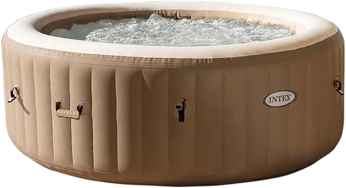 INTEX PURESPA BUBBLE MASSAGE SET (4 PERSON) 77x28" TAN