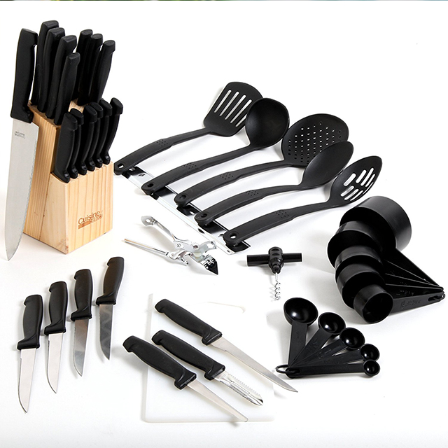 GIBSON FLARE 41PC STAINLESS STEEL TOTAL KITCHEN UTENSIL SET