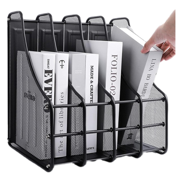 Metal Book and File Stand