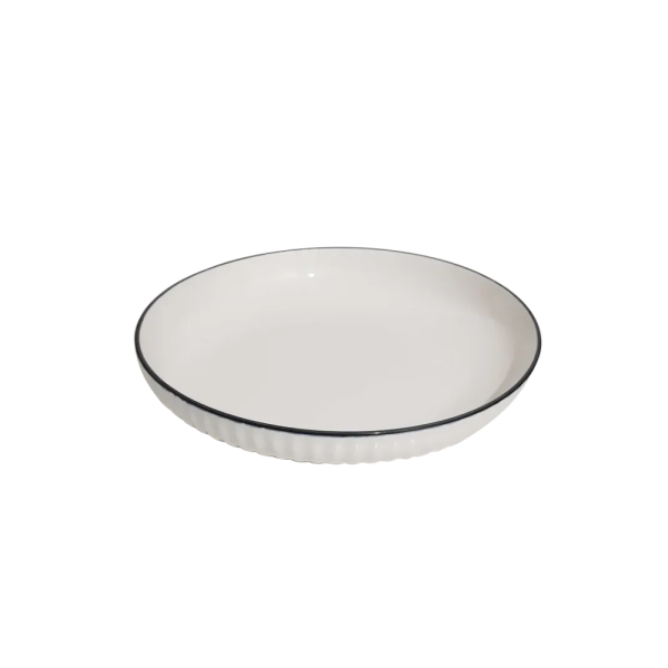 Porcelain Wide Bowl 8"