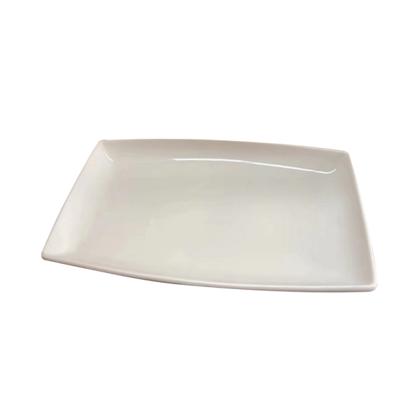 Porcelain White Plate 12"