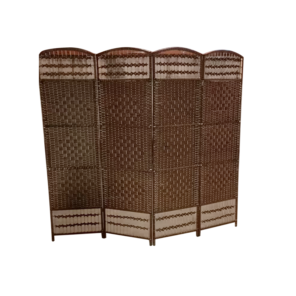 Bamboo Woven Room Divider Brown