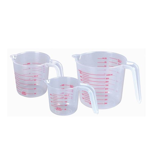 MEASURING CUP SET 0.25,0.5,1L