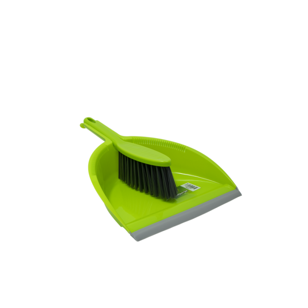 PLASTIC DUSTPAN W BRUSH