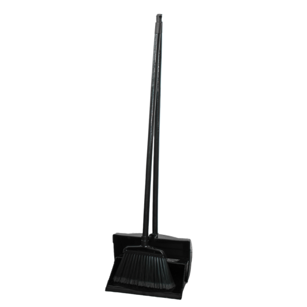 PLASTIC INDUSTRIAL DUSTPAN + BROOM