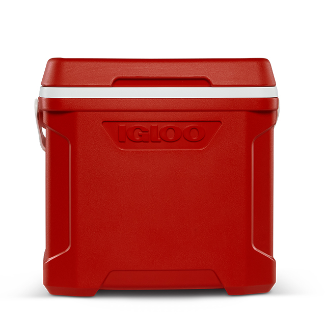 IGLOO 30QT PROFILE II WHITE-RED COOLER