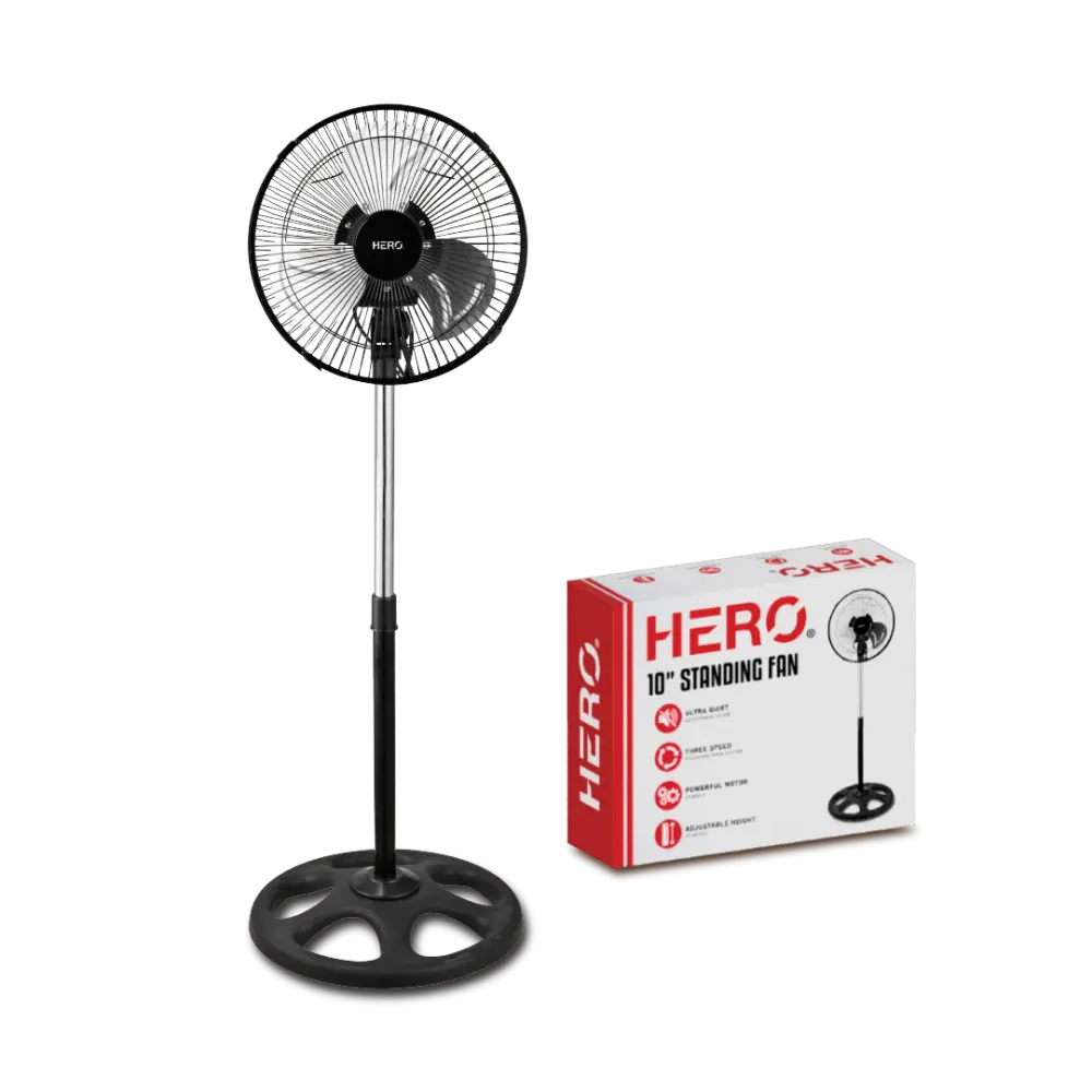 10" Hero Standing Fan