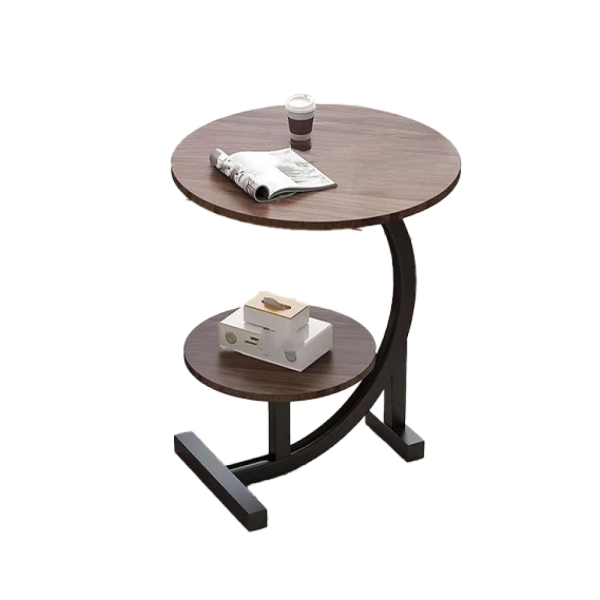 SIDE TABLE 2 TIER WALNUT