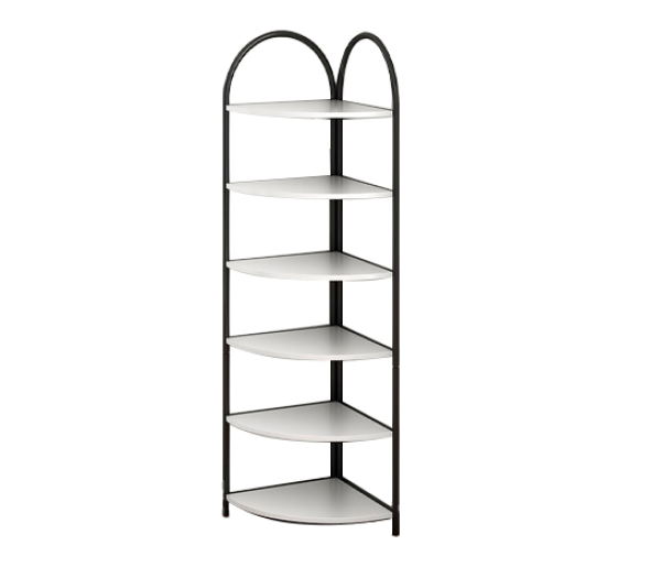 CORNER SHELF 5 LAYER BLK