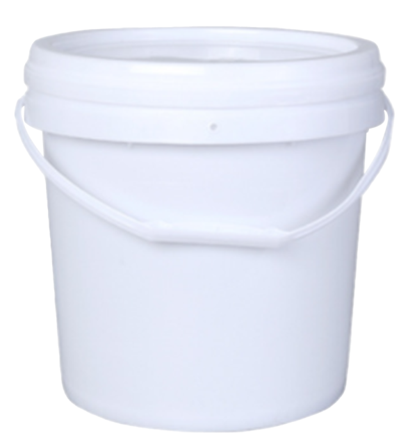 BUCKET WITH LID WHITE 20 L
