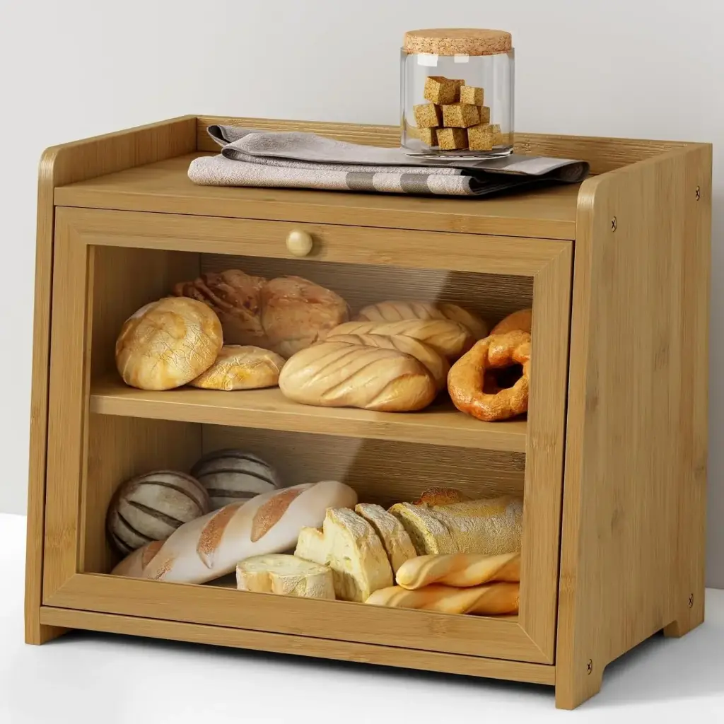 Classic Front-View Bread Box