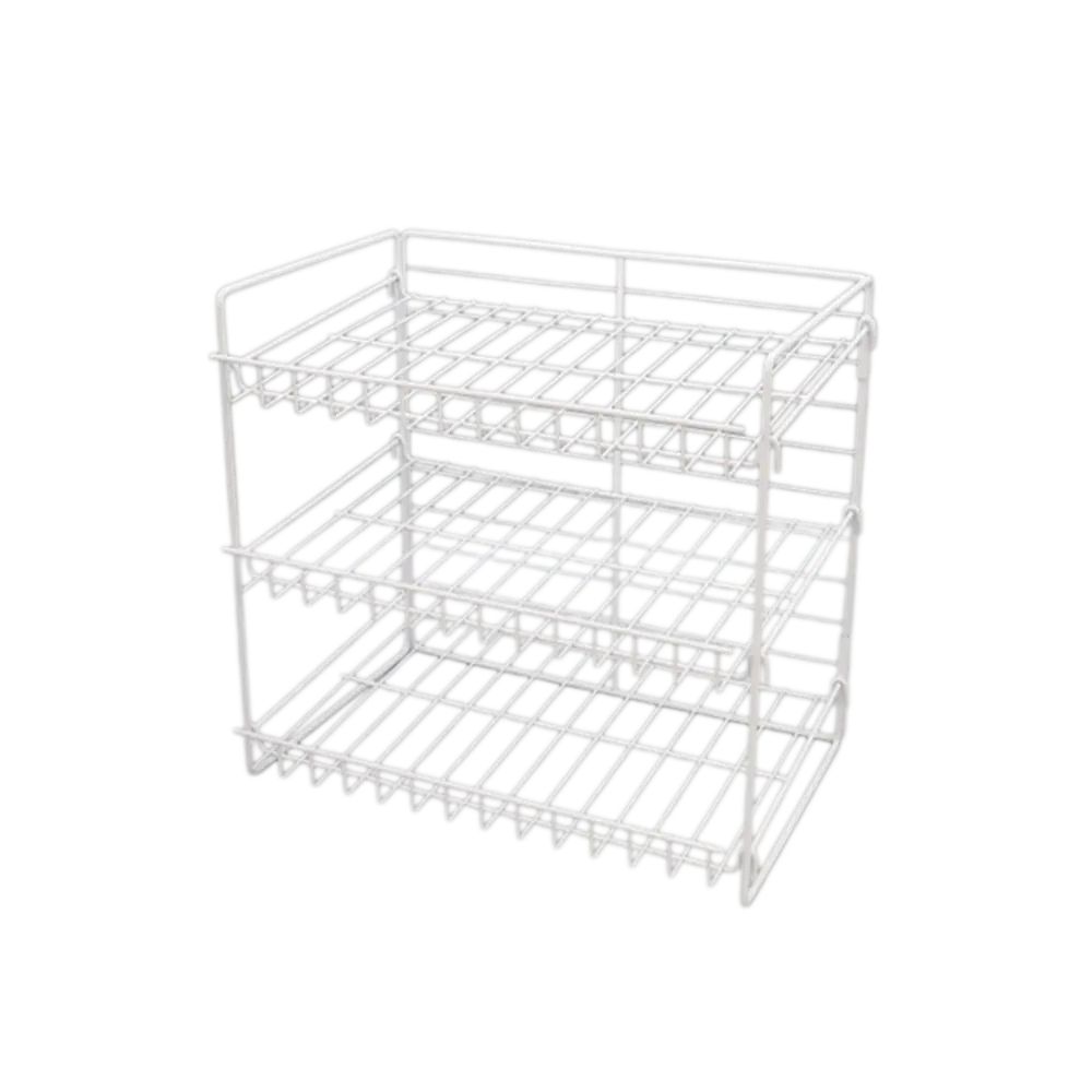 CAN RACK TABLE TOP WHITE