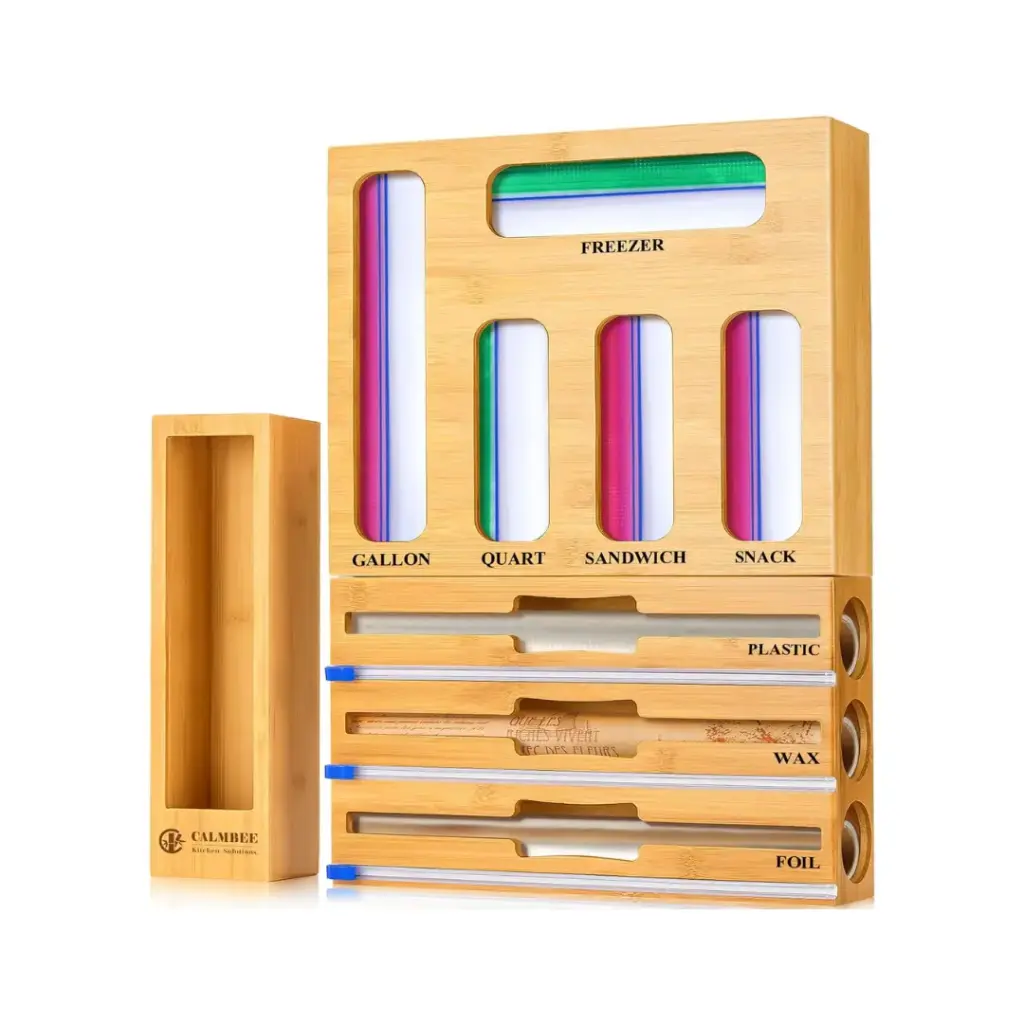 BAMBOO KITCHEN SUPPLER DISPENSER