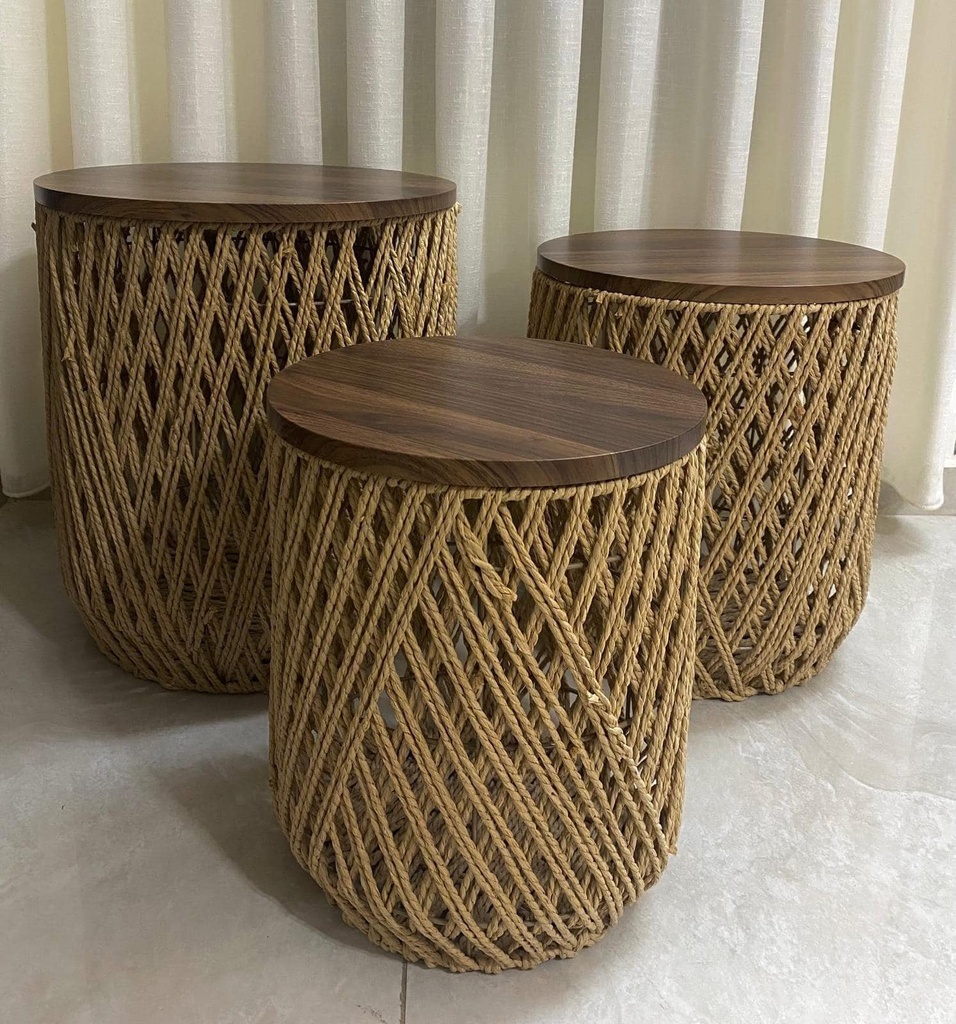 Cane Tea Table 3 in 1