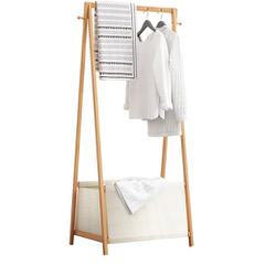 Wooden Clothes Shelf