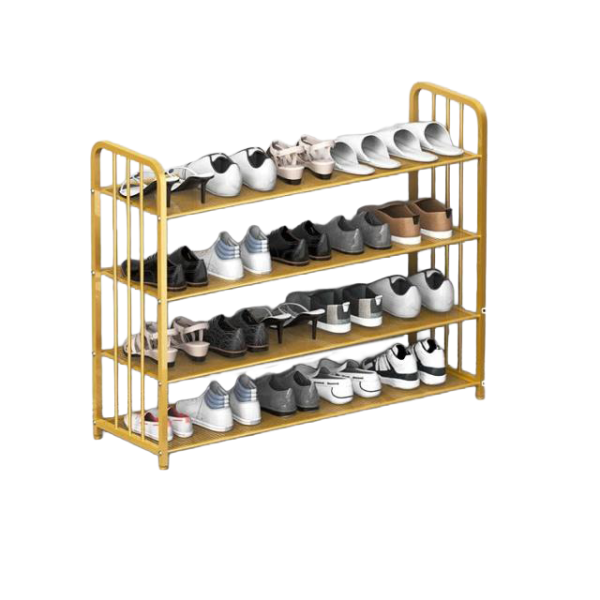 4 LAYER SHELF & ORGANIZER GOLD