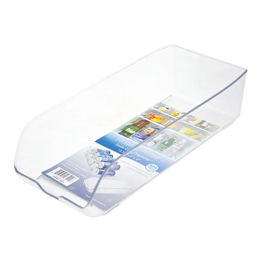 ACRYLIC SODA CAN ORGANIZER 13.5X5.25X4'' 