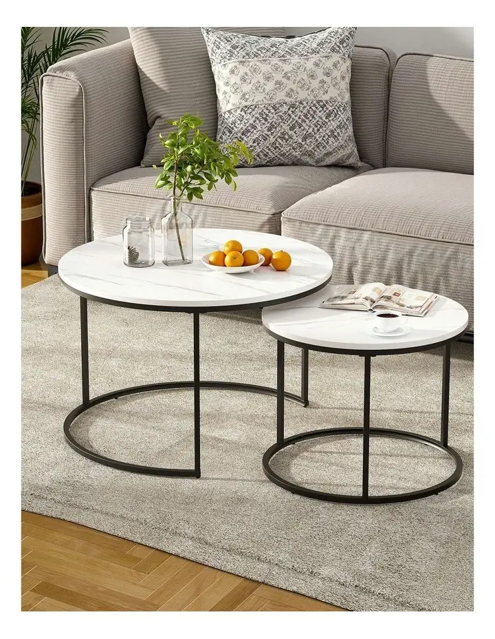 2pc Round Nesting Table
