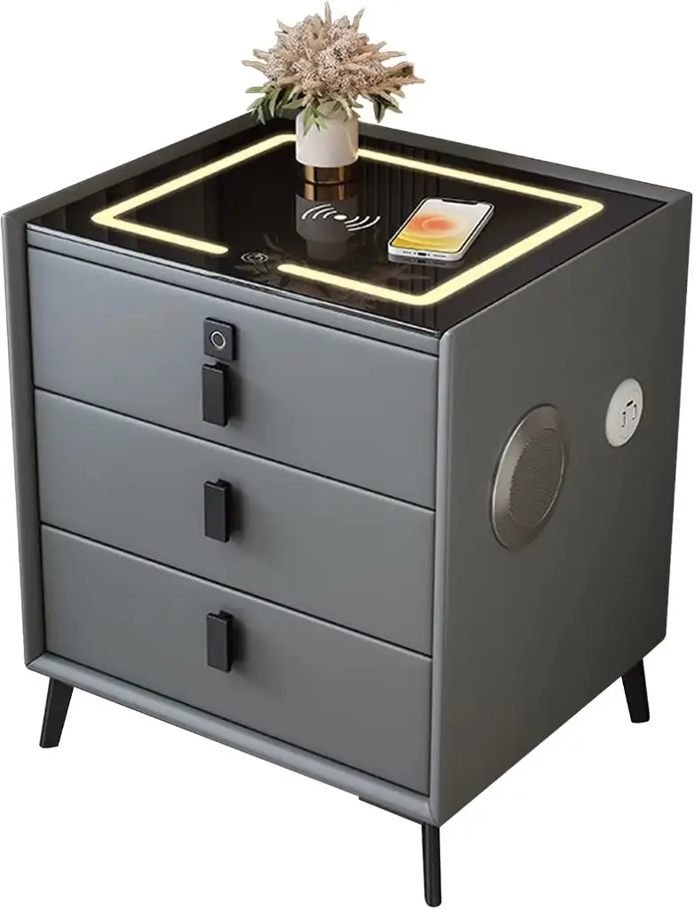 LED Smart Bedside Table