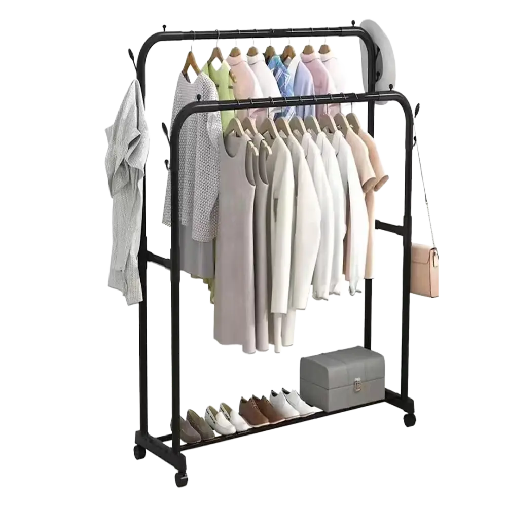Clothes Rack on Wheels (Plastic)