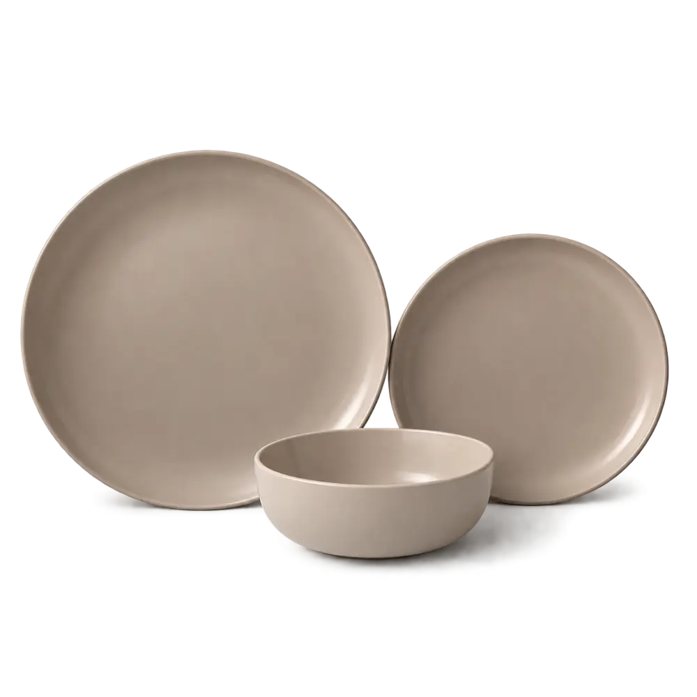 DINNER SET 12 PC Beige