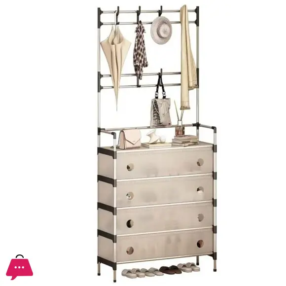 5 Layer Dustproof Shoe Rack