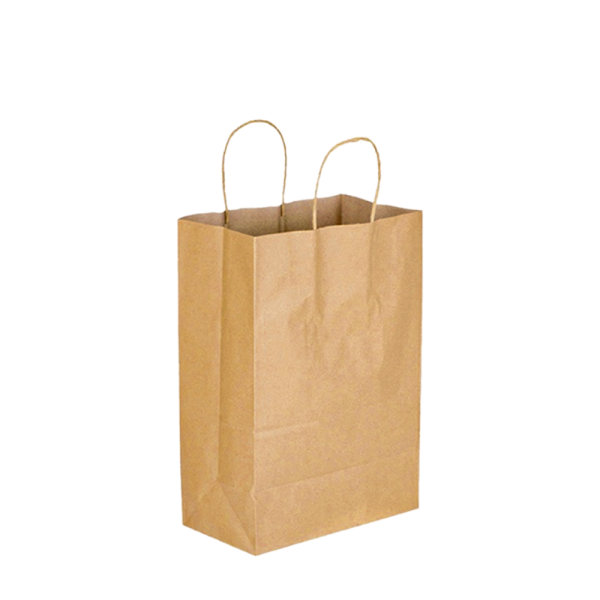 KRAFT BROWN PAPER BAG MED
