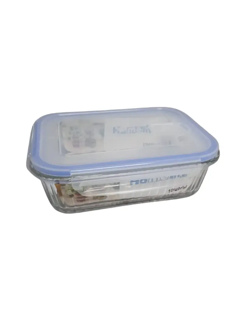 1040ml Rectangular Glass Container