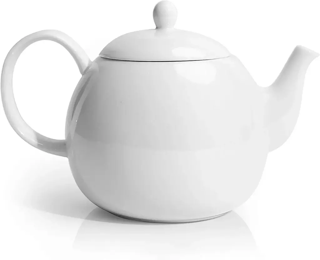 40oz White Tea Pot